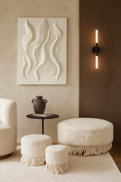 Création Poufs MEDUSES