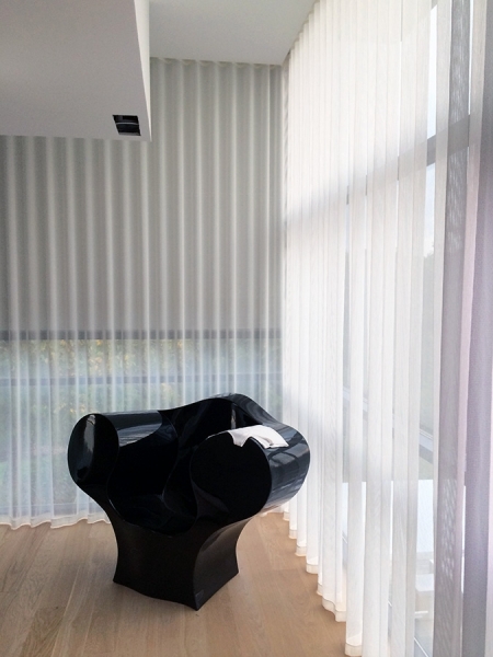 Voilages sur système wave